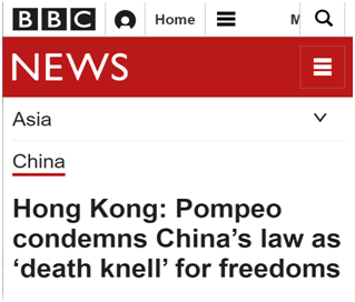 双语bilingual丨制裁中国香港?美国小心无法承受其重!