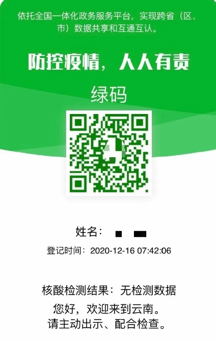 20日起，前往昆明站、昆明南站乘车需出示“健康码”+“行程卡” 春城晚报-开屏新闻记者 孙江荭 摄影报道