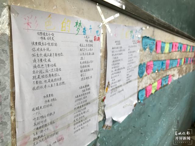 【大山里的老师】她的宿舍门口,总是放着山花野(春城晚报-开屏新闻记者 李春丽 摄影报道)