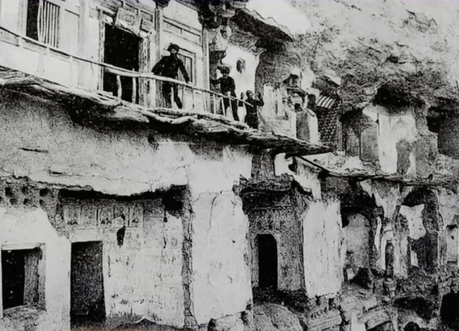 △20世纪50年代的莫高窟