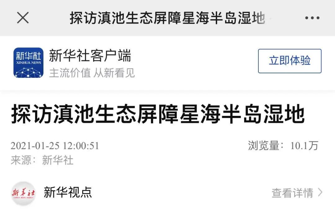 “很多动物都回来了”新华社记者探访滇池生态屏障星海半岛湿地2.jpg