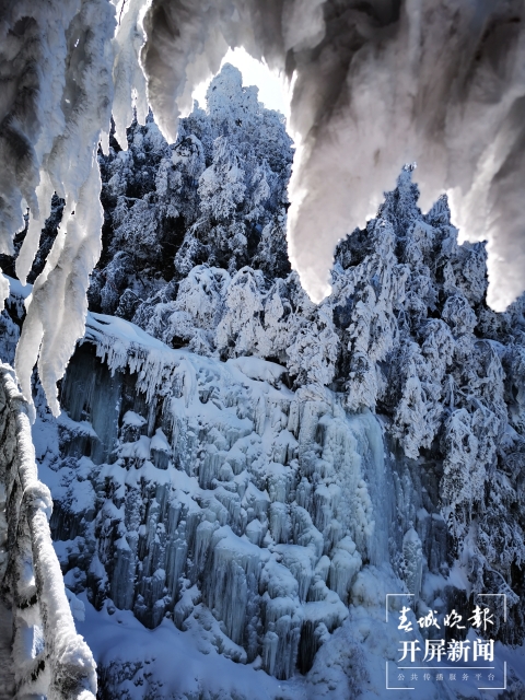 昭通雪景（开屏新闻记者 申时勋 通讯员 白鸟 戴虞梦 陈光惠 摄）