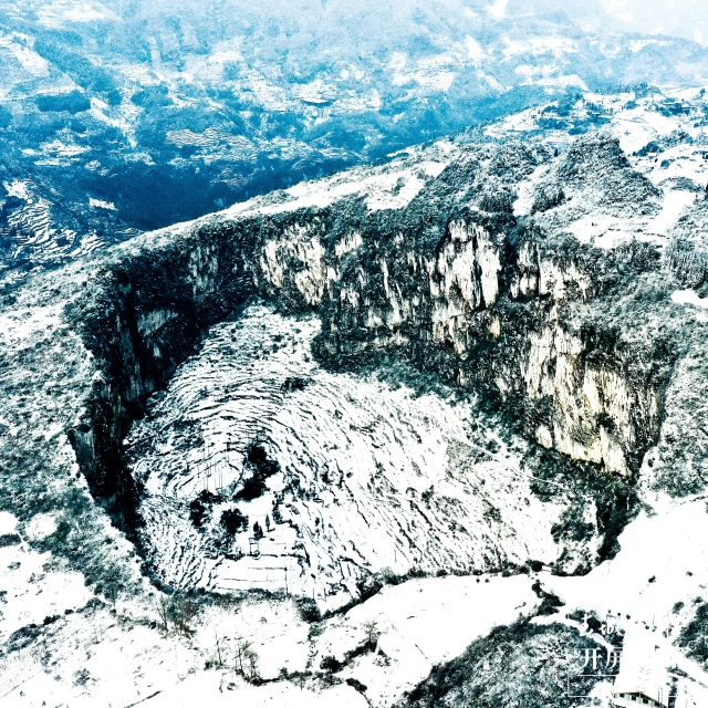 昭通雪景（开屏新闻记者 申时勋 通讯员 白鸟 戴虞梦 陈光惠 摄）