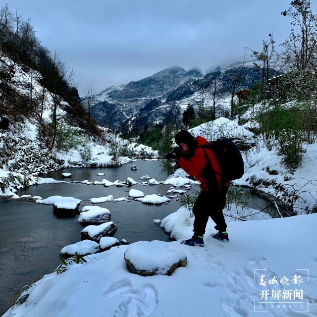 昭通雪景（开屏新闻记者 申时勋 通讯员 白鸟 戴虞梦 陈光惠 摄）