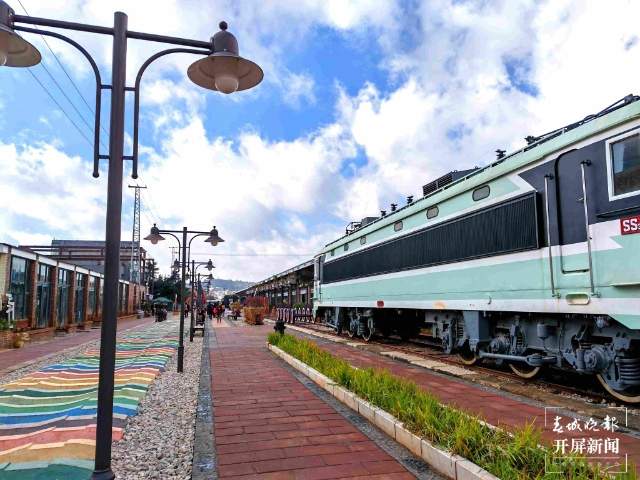 曲靖市沾益区老火车站(开屏新闻记者 蒋琼波 摄)