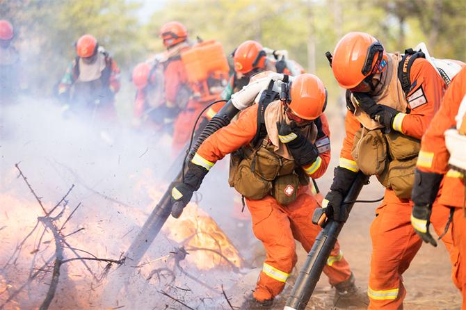 8.灭火机手扑打明火 8.灭火机手扑打明火