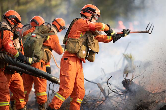 10.使用钉耙刨开可燃物 10.使用钉耙刨开可燃物