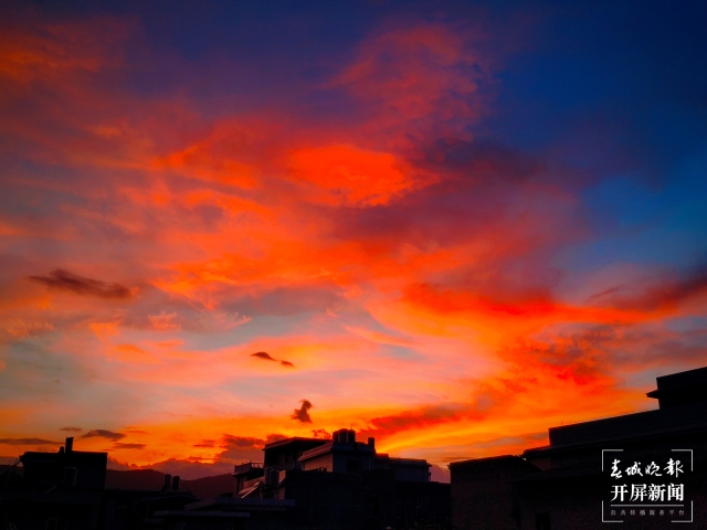 晚霞 拍摄者：雷彤