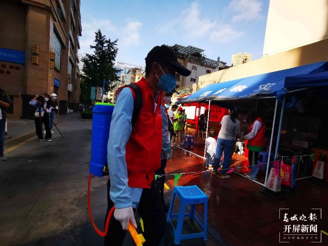 盘龙区核酸采样点已增至124个 春城晚报-开屏新闻记者 张勇 摄影报道