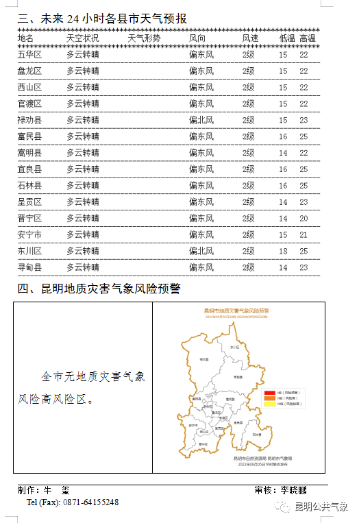 云南天气