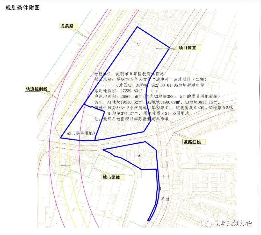 昆明这个城改项目配套中学即将开建