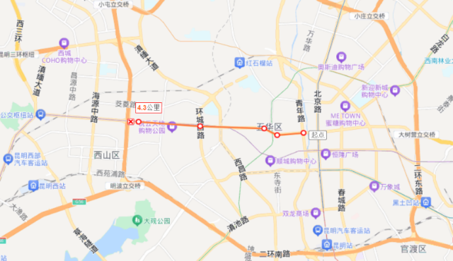 近期昆明市中心这些道路夜间半封闭施工1.png