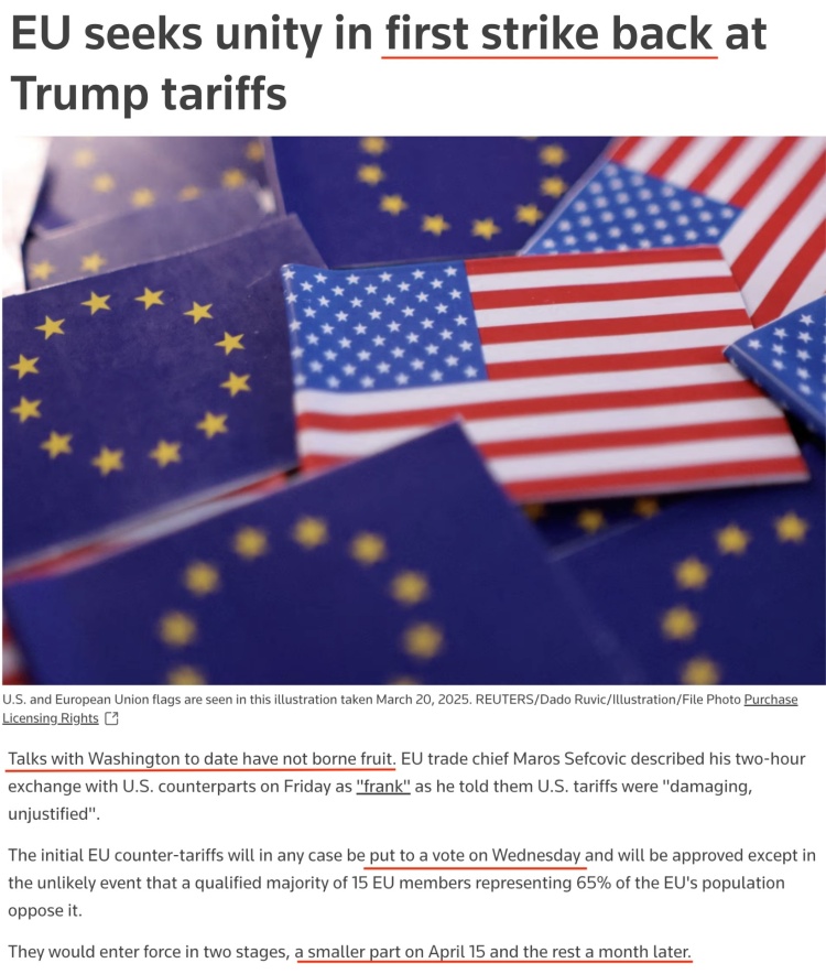 深观察丨“只要团结，欧盟反制美国的王牌很多”