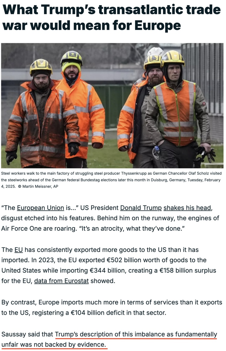 深观察丨“只要团结，欧盟反制美国的王牌很多”