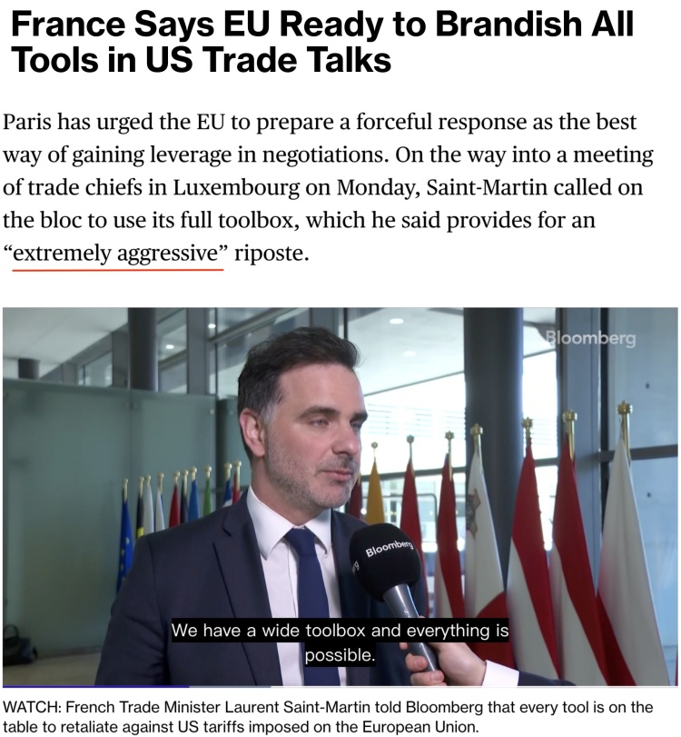 深观察丨“只要团结，欧盟反制美国的王牌很多”