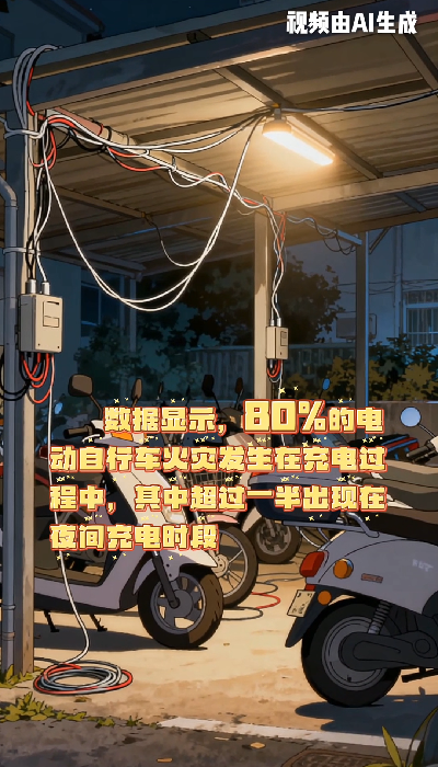 AI动画丨小心自燃风险，“小电驴”充电这些要注意