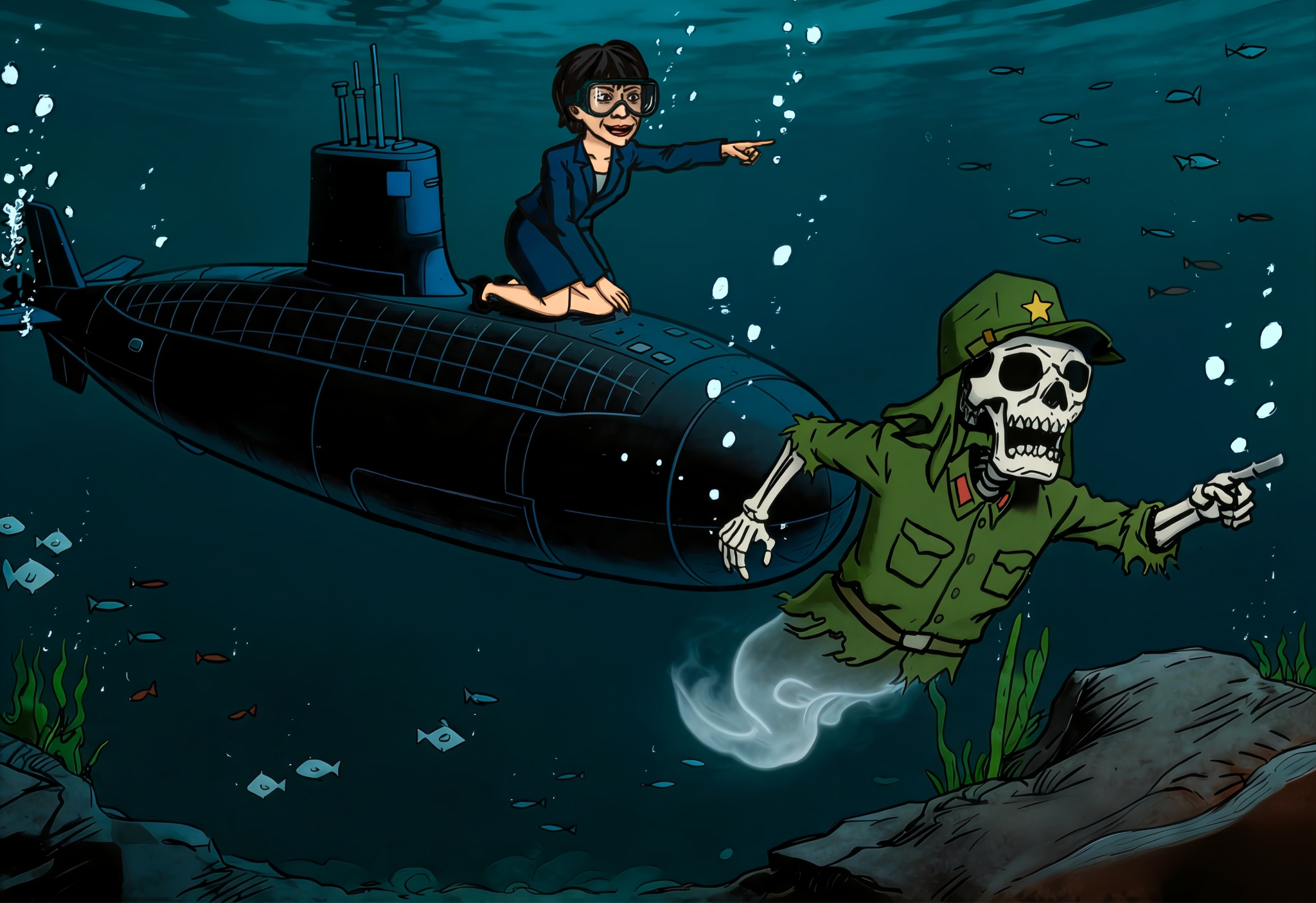 漫画作者：喻祯杰（人民网版权图片，未经授权请勿转载。）