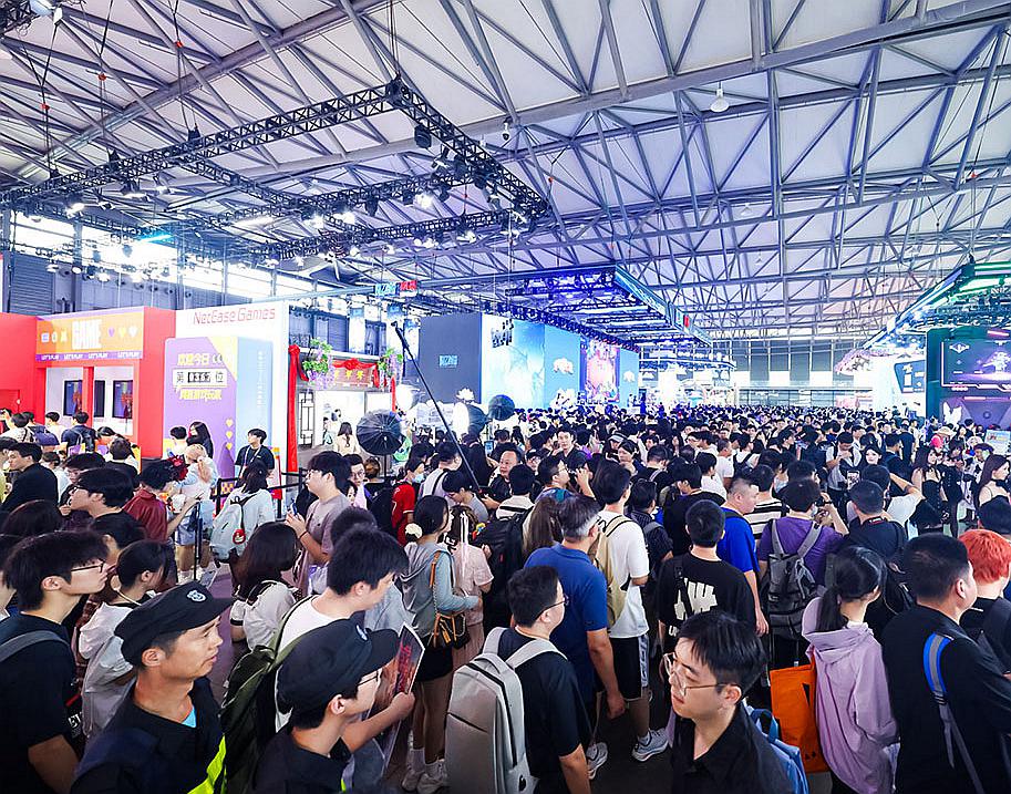 2026年中国国际数码互动娱乐展览会(ChinaJoy)现场。主办方供图 2026年中国国际数码互动娱乐展览会(ChinaJoy)现场。主办方供图