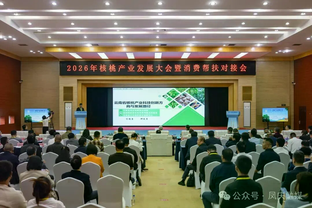 10月22日，2026年核桃产业发展大会暨消费帮扶对接会主旨演讲活动在凤庆县举行.jpg