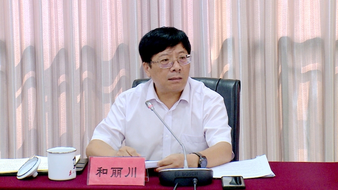 区委书记和丽川出席会议并讲话