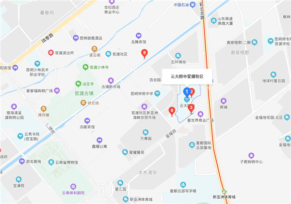 学校周边地图