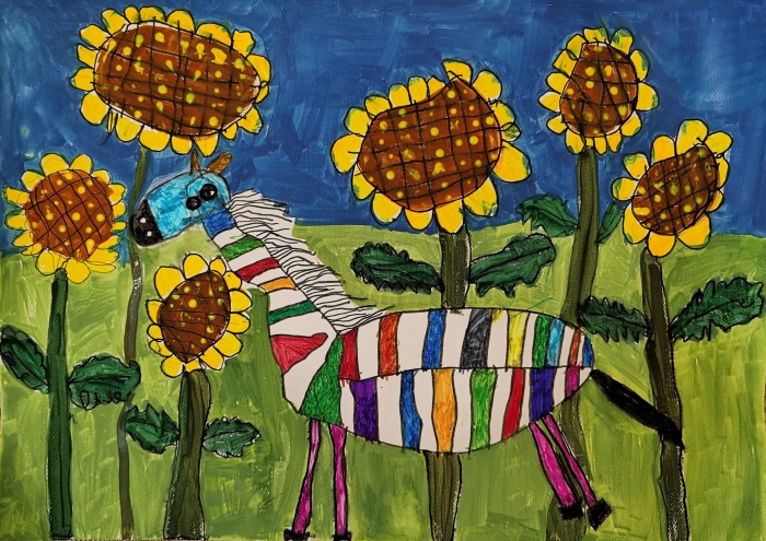 1二幼小班 徐若普《美丽的大自然》