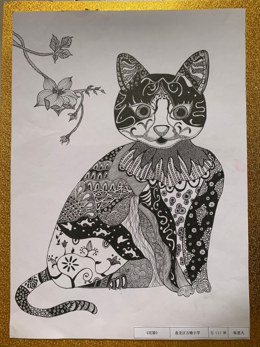 优秀 盘龙  陈思凡 《花猫》