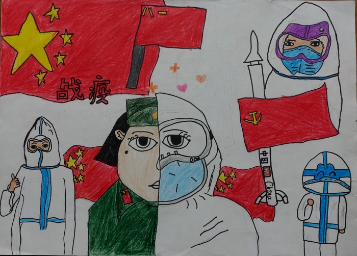 优秀  呈贡《战疫情》盛已恬