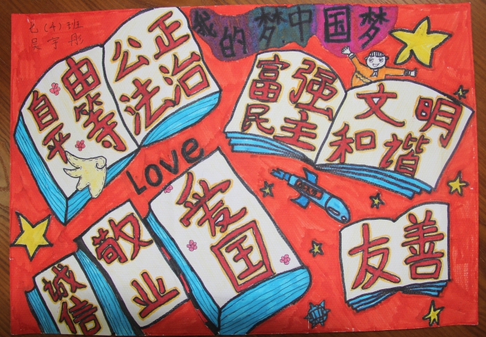 阳宗海我的梦，中国梦-七甸学校七年级（4）班