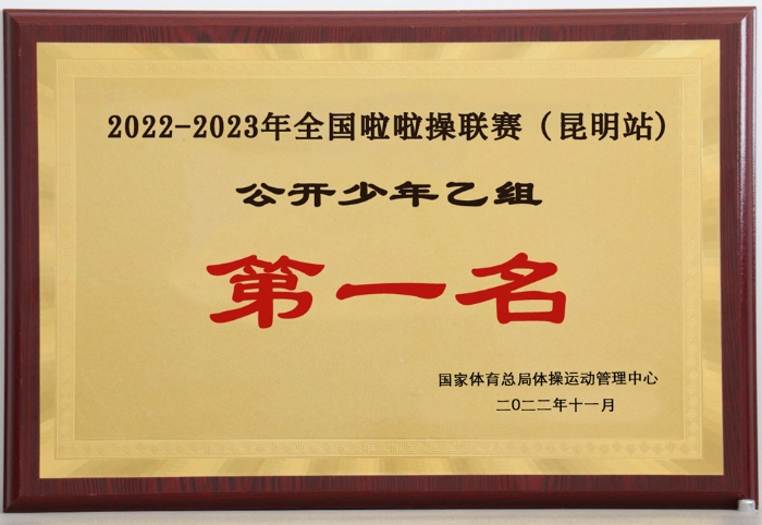 6-2022-2023年全国啦啦操联赛（昆明站）公开少年乙组第一名_副本