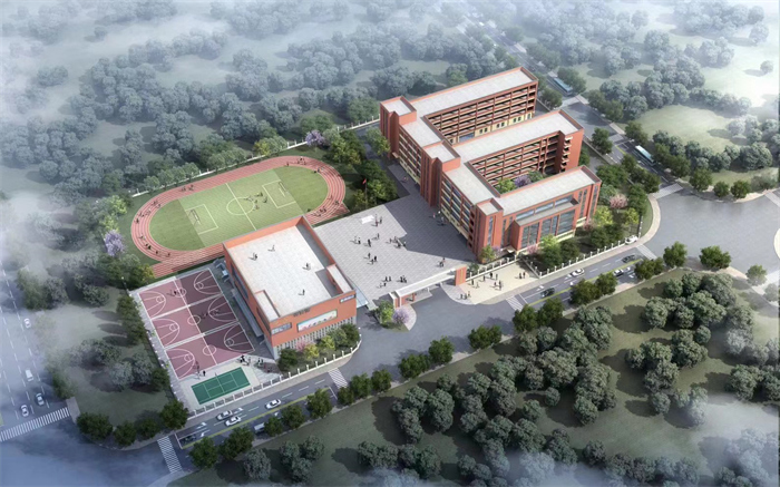 环湖改扩建鸟瞰图