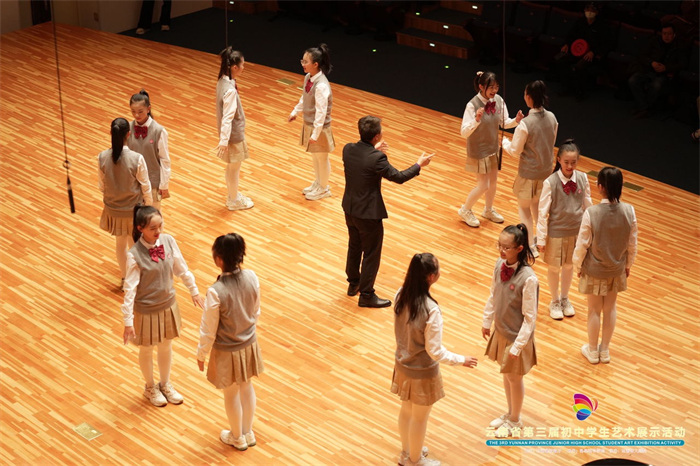 新城校区参加 云南省第三届初中学生艺术展示活动