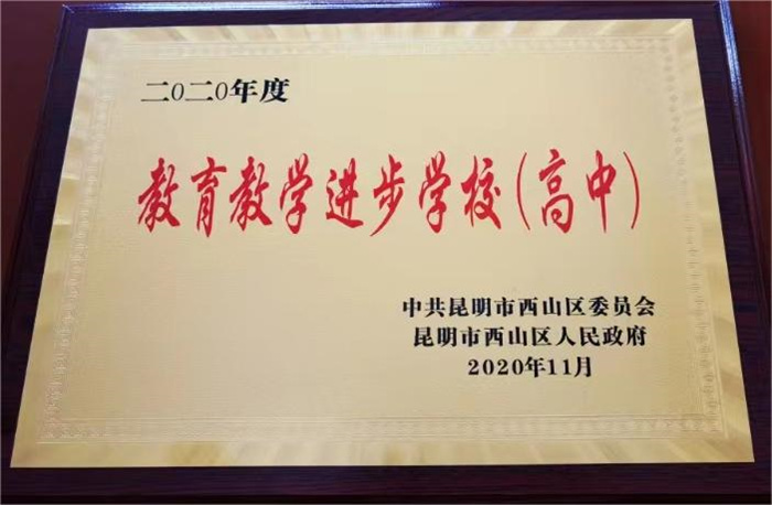 教育教学进步学校（2020年）