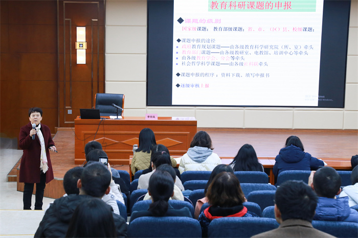 6 开展课题研究专题讲座 6 开展课题研究专题讲座