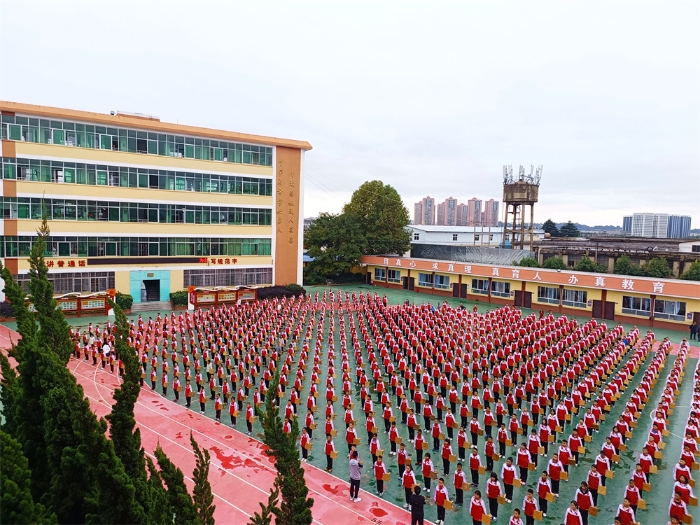 校会课队列队形展演