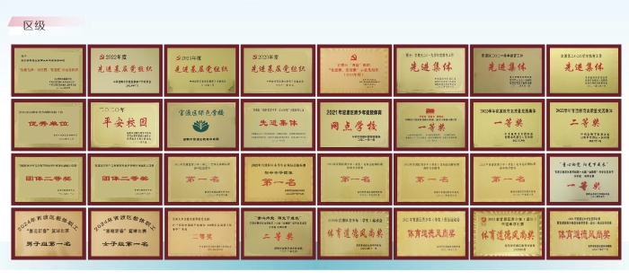 区级奖项汇总 区级奖项汇总