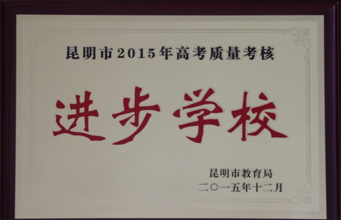2015市高考质量进步学校 2015市高考质量进步学校
