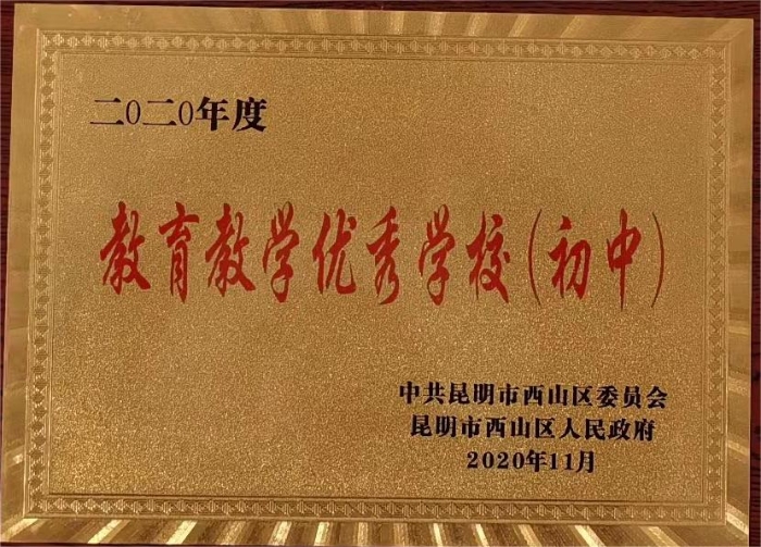 2020区教育教学优秀学校(初中) 2020区教育教学优秀学校(初中)