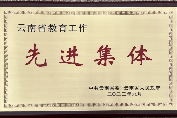 云南省教育工作先进集体奖牌 云南省教育工作先进集体奖牌