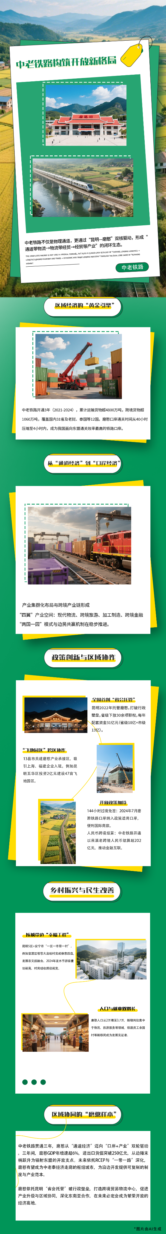 中老铁路构筑开放新格局筑